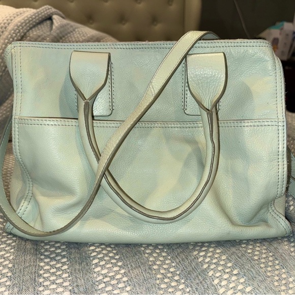 Lucky Brand Dina Crossbody- Seafoam - Leather - Picture 2 of 5